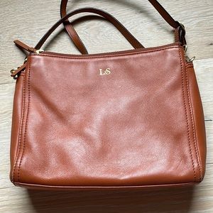 Lo & Sons Brown Leather Crossbody